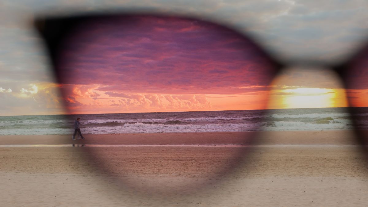 View through rose-colored lenses